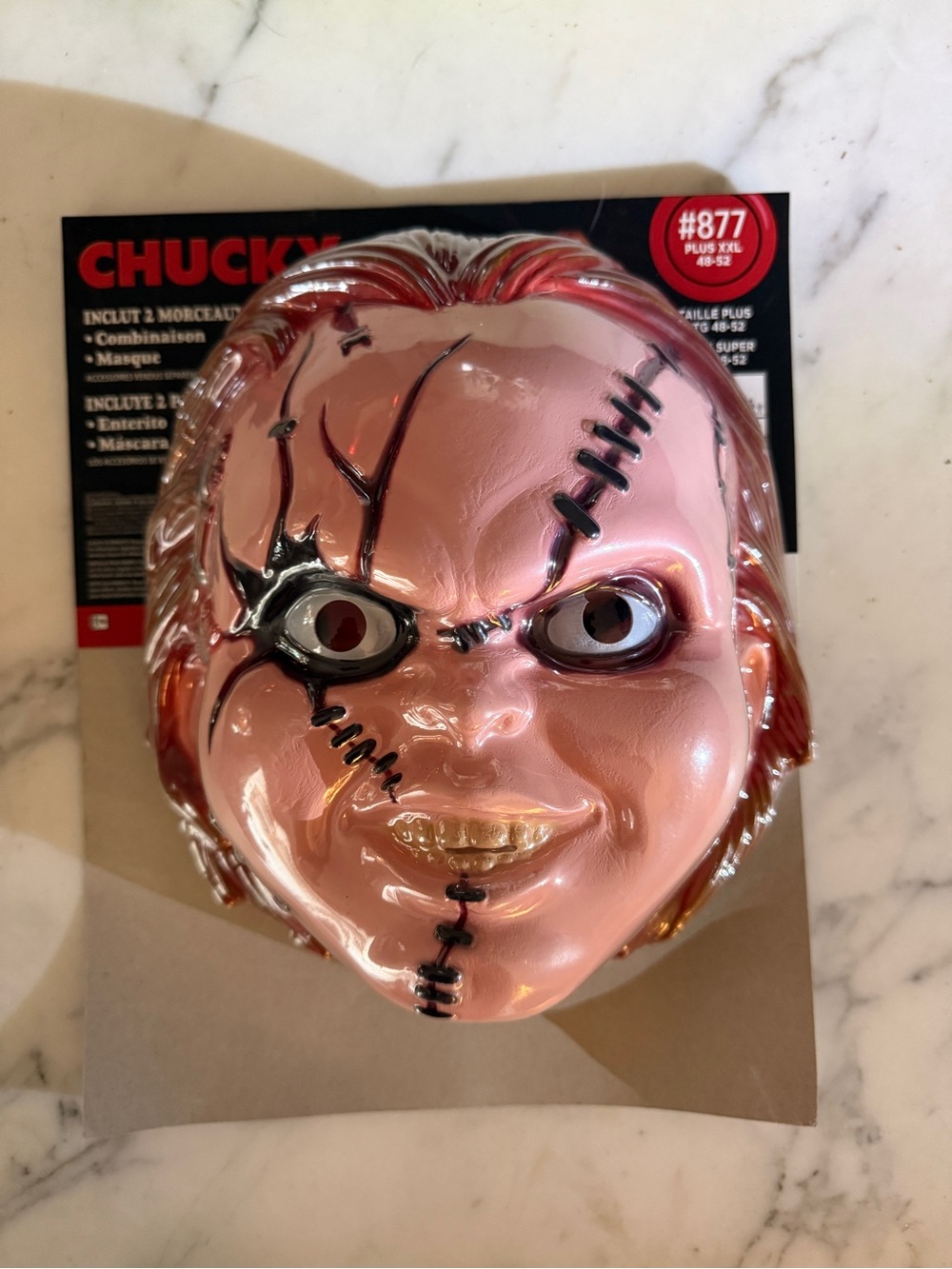 Halloween Mask CHUCKY Costume Mask Universal City Studios With Adjustable Strap